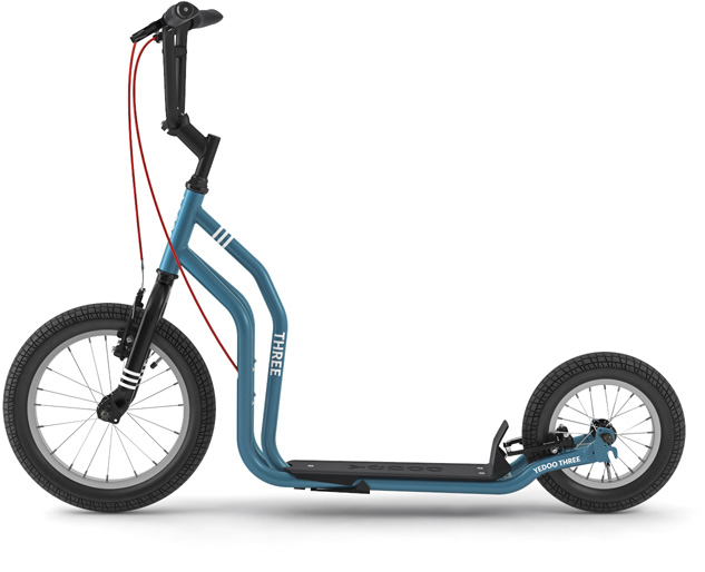 Yedoo Scooter mit Lufträder | Three | Blau