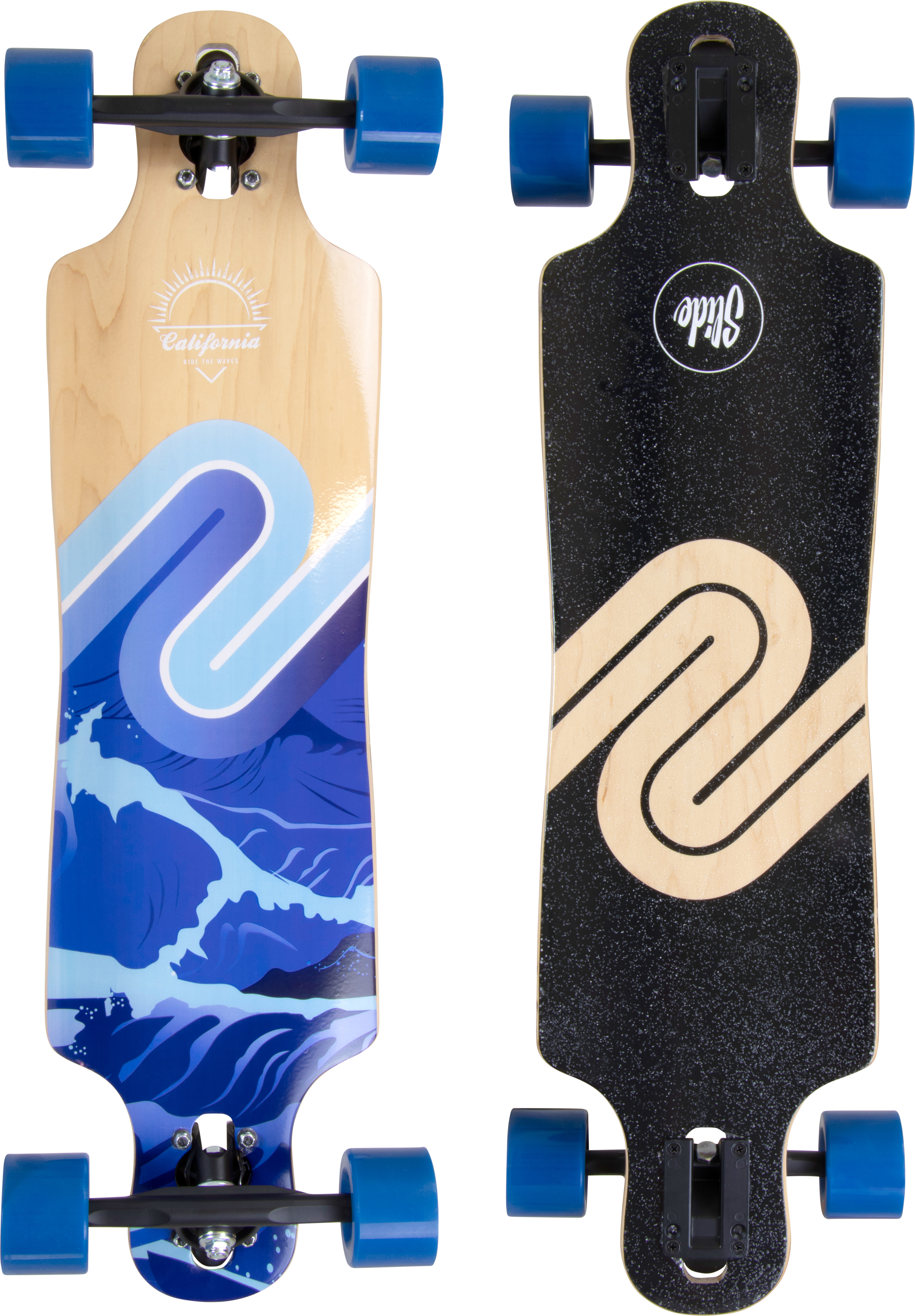Slide | Longboard | 32-Zoll | Wave