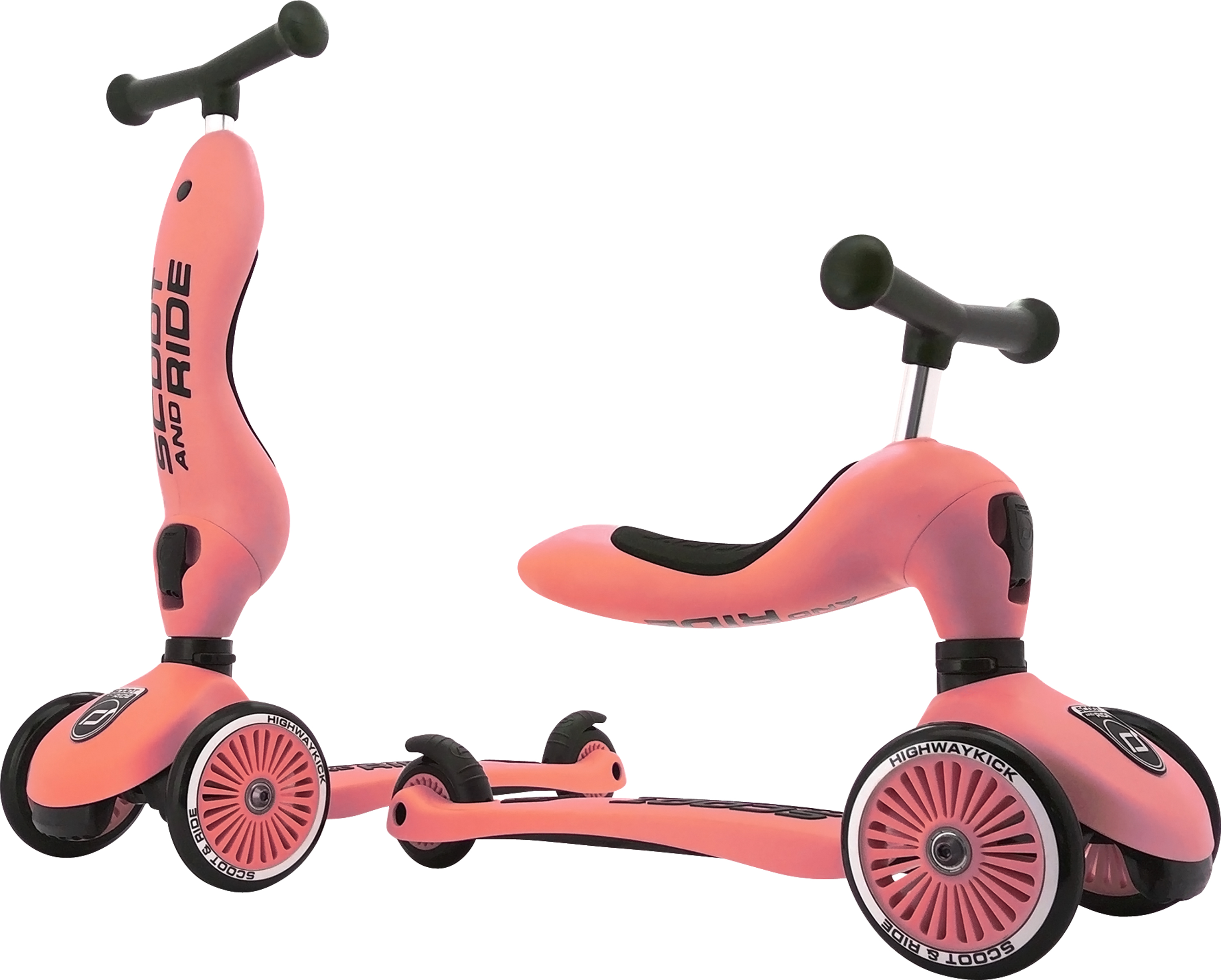 Scoot and Ride Laufrad / Dreirad | Highwaykick 1 | Peach