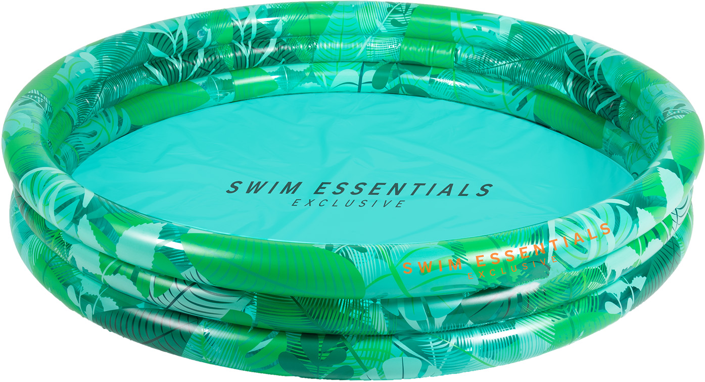 Swim Essentials | Baby Pool 150cm | Green Tropical