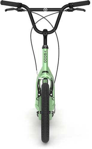 Yedoo Scooter mit Lufträder | City RunRun | grün