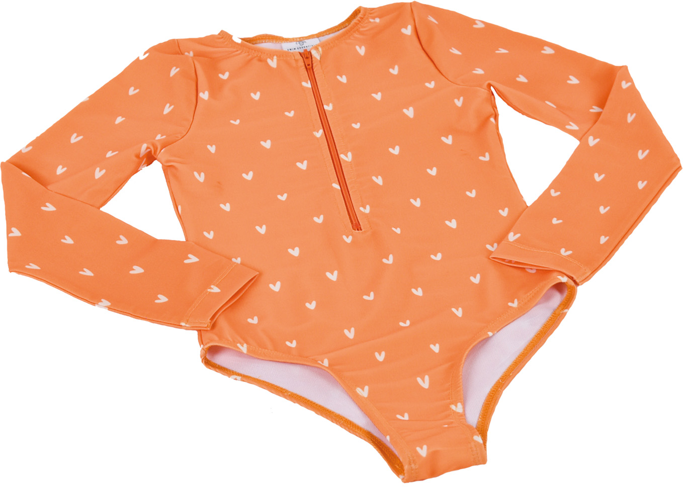 Swim Essentials | Schwimmanzug Mädchen 74/80 | Orange Hearts