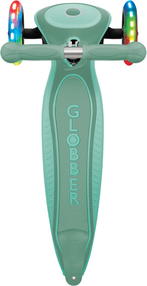 Globber Primo Foldable Plus Lights Mint