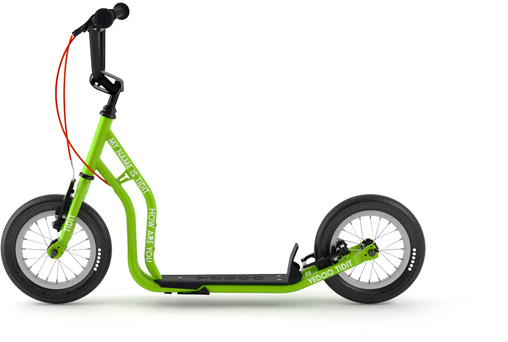Yedoo Scooter mit Lufträder | Tidit | Grün