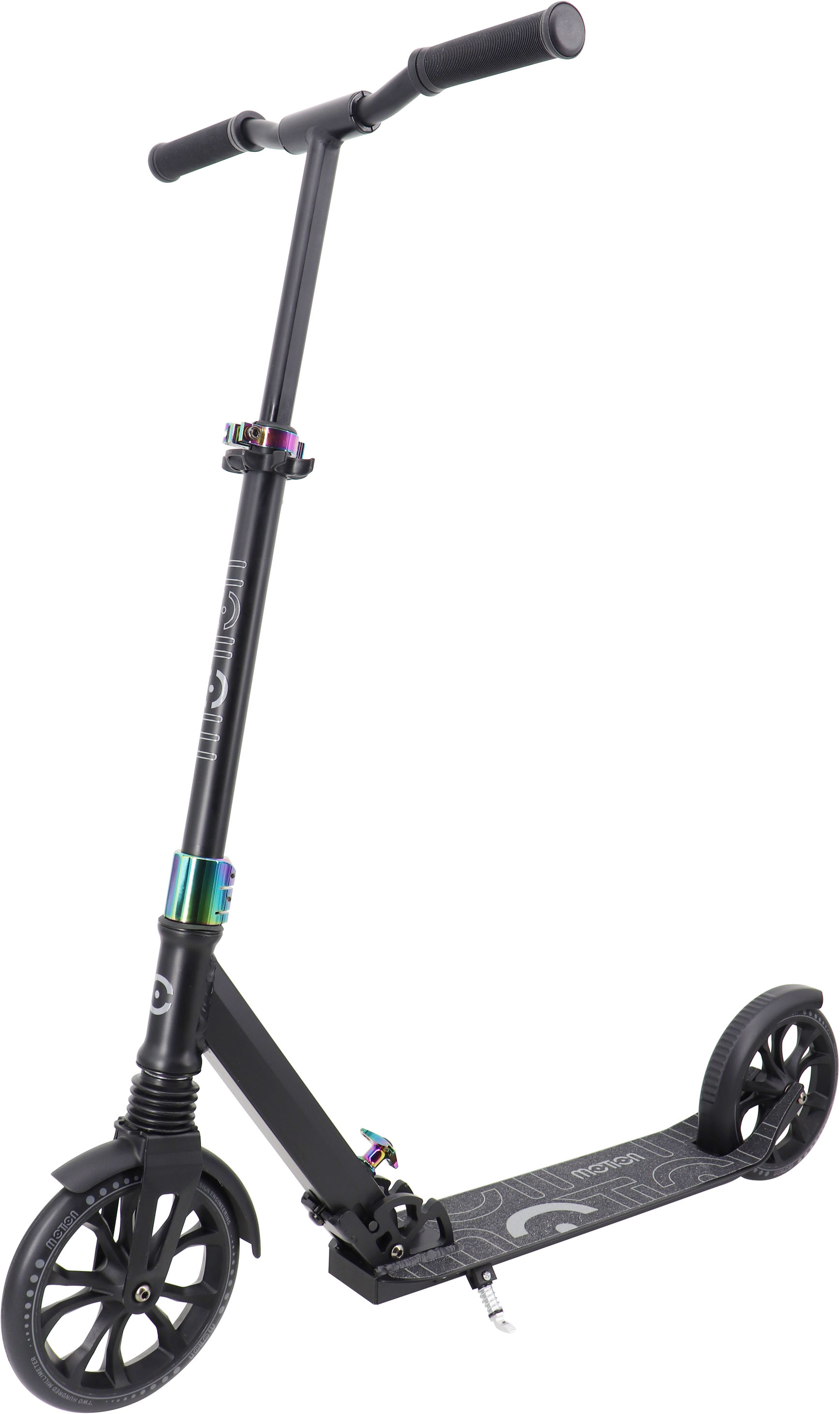 Motion Scooter | Road King 200mm | Schwarz-rainbow