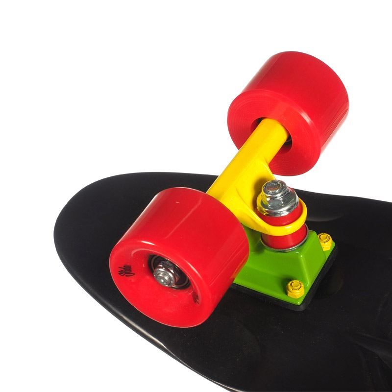 Slide Cruiser Board | 28-Zoll | Schwarz Rot