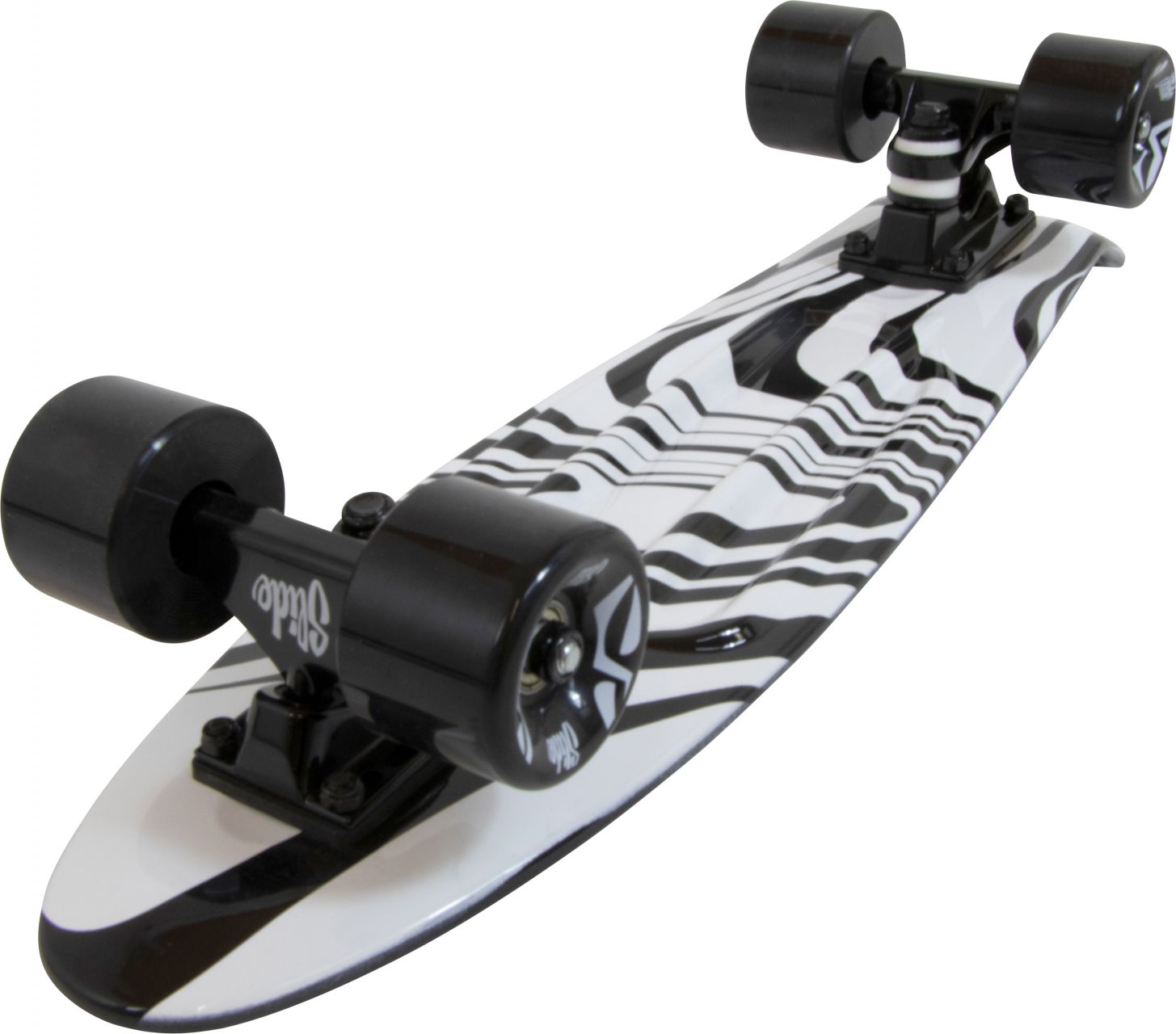 Slide Cruiser Board | 22-Zoll | Black & White