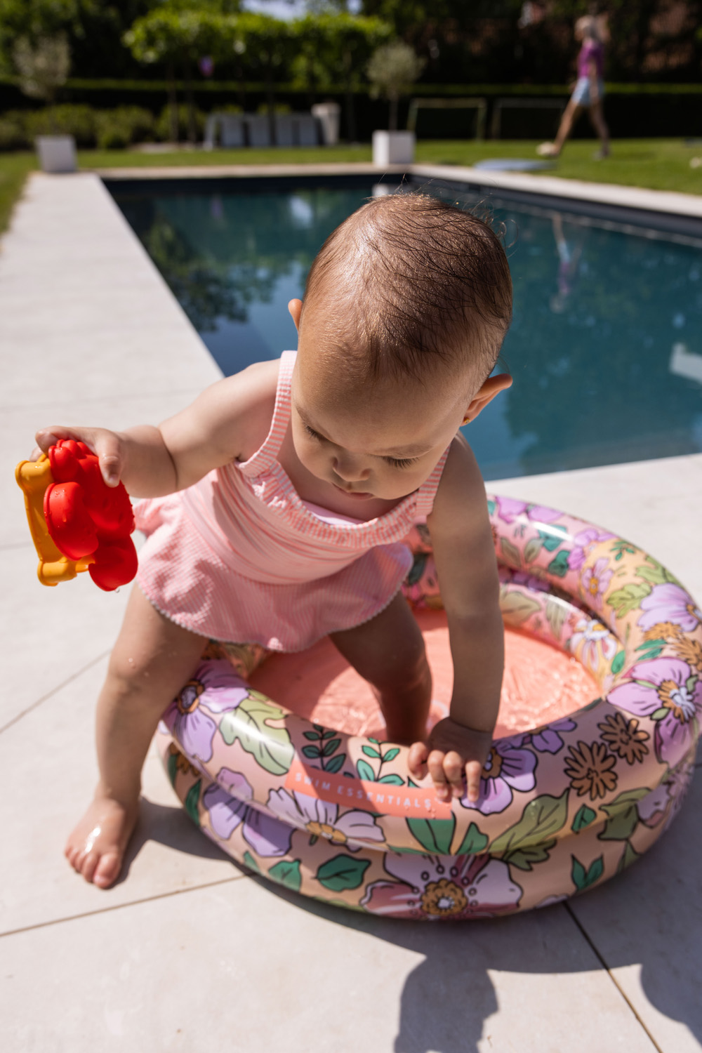 Swim Essentials | Baby Pool 60cm | Pink Blossom