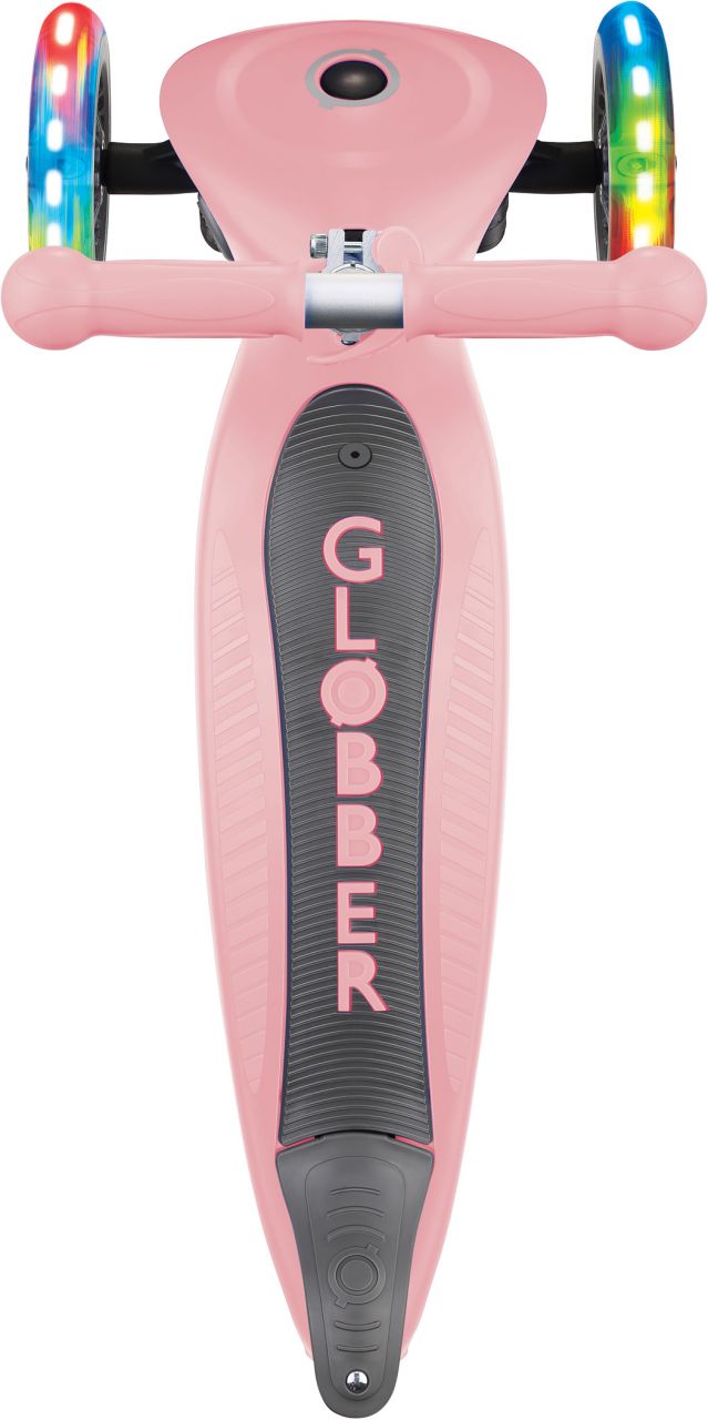 Globber GO UP Foldable Plus Lights Pastel pink