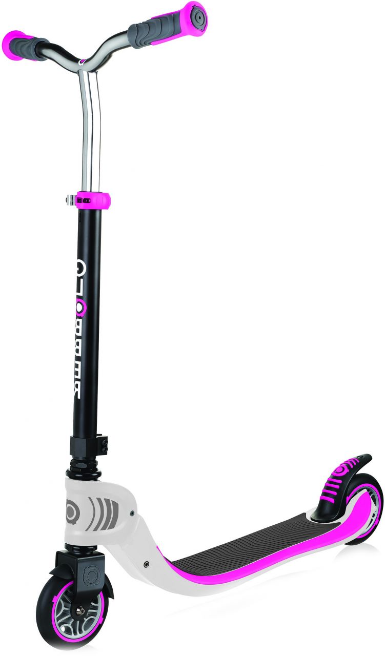 Globber Scooter | Flow 125mm | Foldable | Weiss-Pink