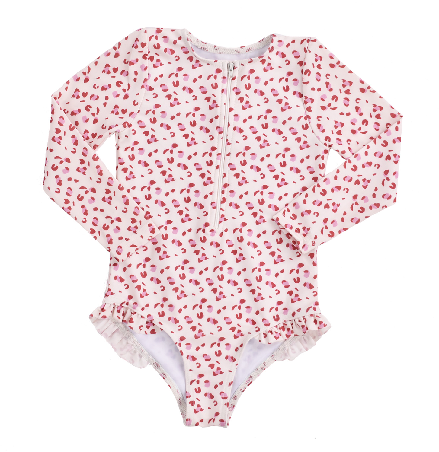 Swim Essentials | Schwimmanzug Mädchen 86/92 | Pink Leopard
