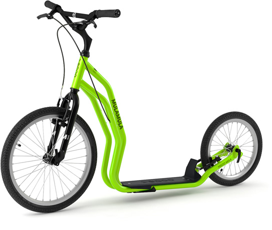 Yedoo Scooter mit Lufträder | Mula RunRun | Grün
