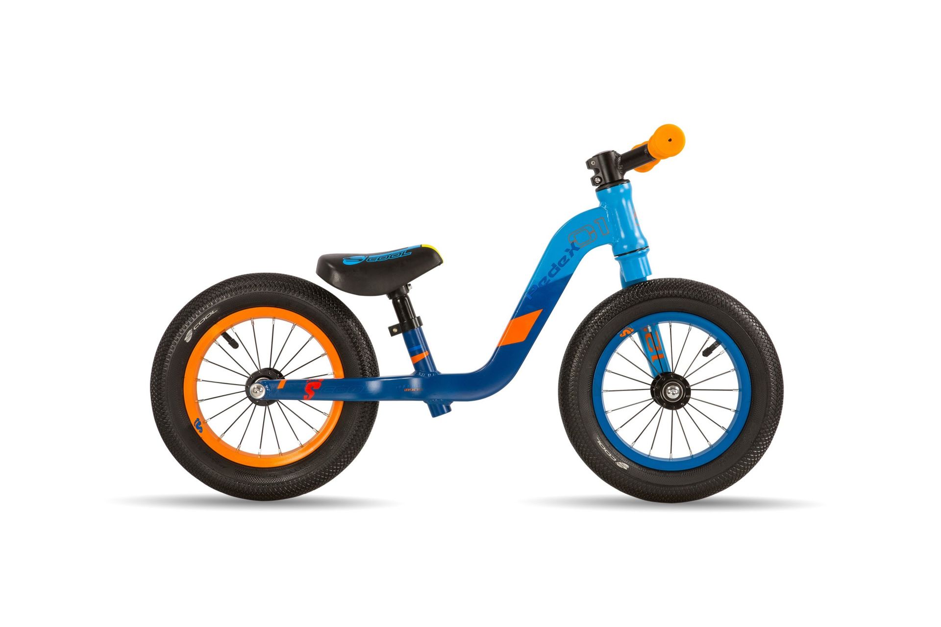 S'COOL Laufrad / Zweirad | PedeX 1 | Blau-orange