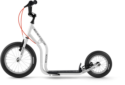 Yedoo Scooter mit Lufträder | Wzoom | Weiss