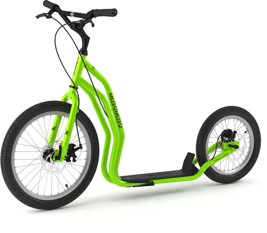 Yedoo Scooter mit Lufträder | Mezeq RunRun | Grün