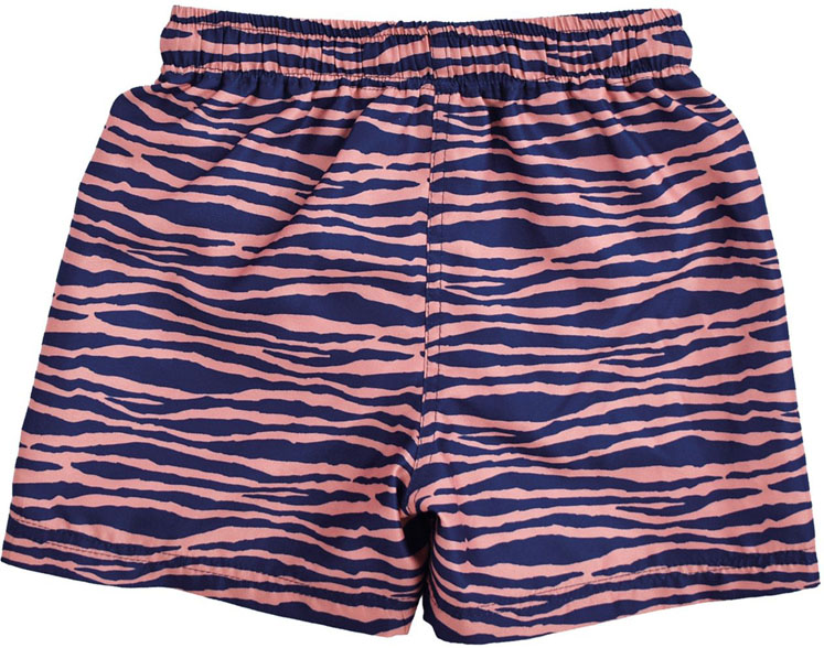 Swim Essentials | Badehose Jungs 62/68 | Blue orange Zebra