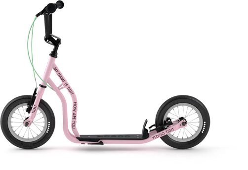 Yedoo Scooter mit Lufträder | Tidit | Candypink