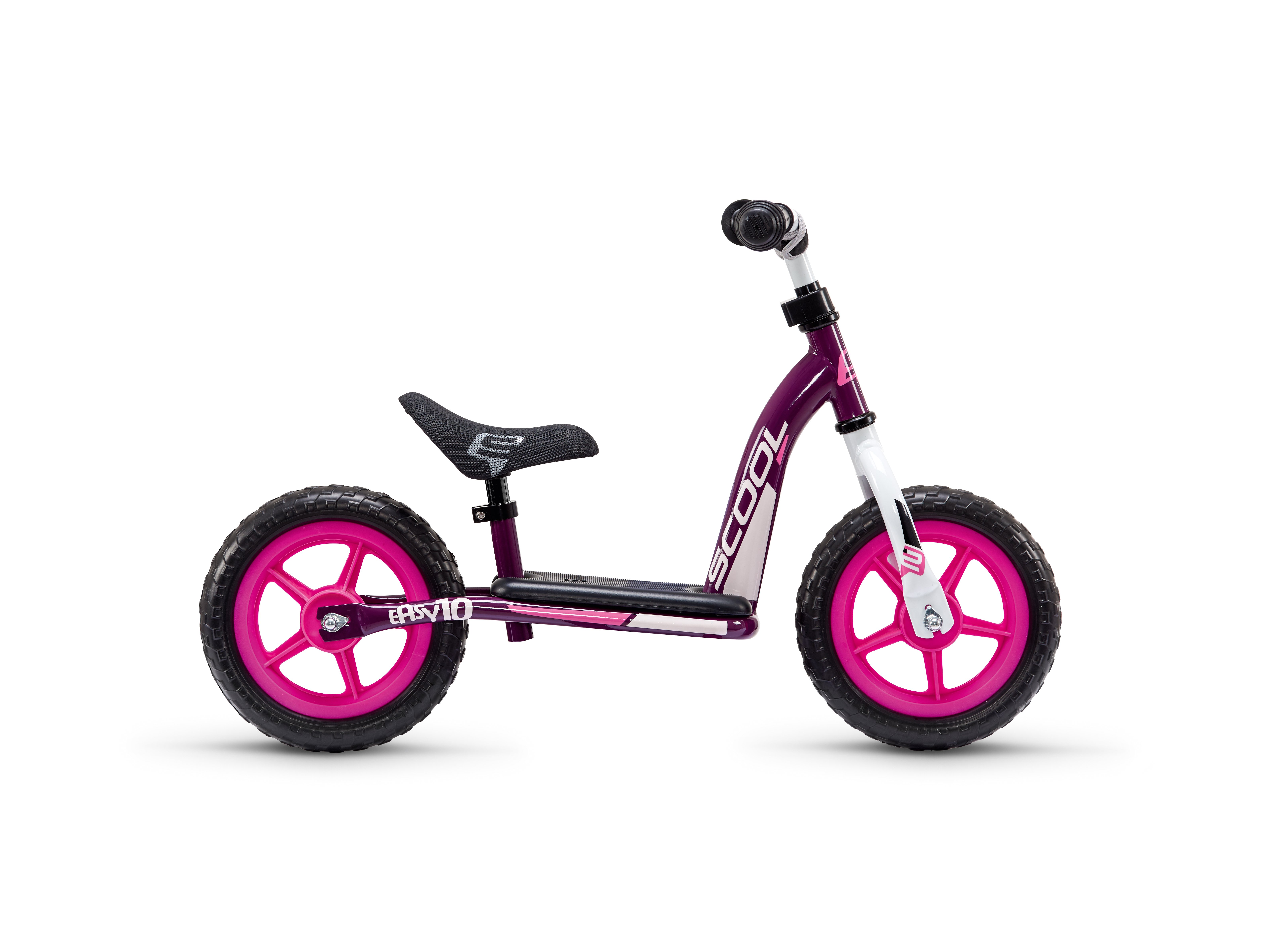 S'COOL Laufrad / Zweirad | PedeX easy 10 | Violet-pink