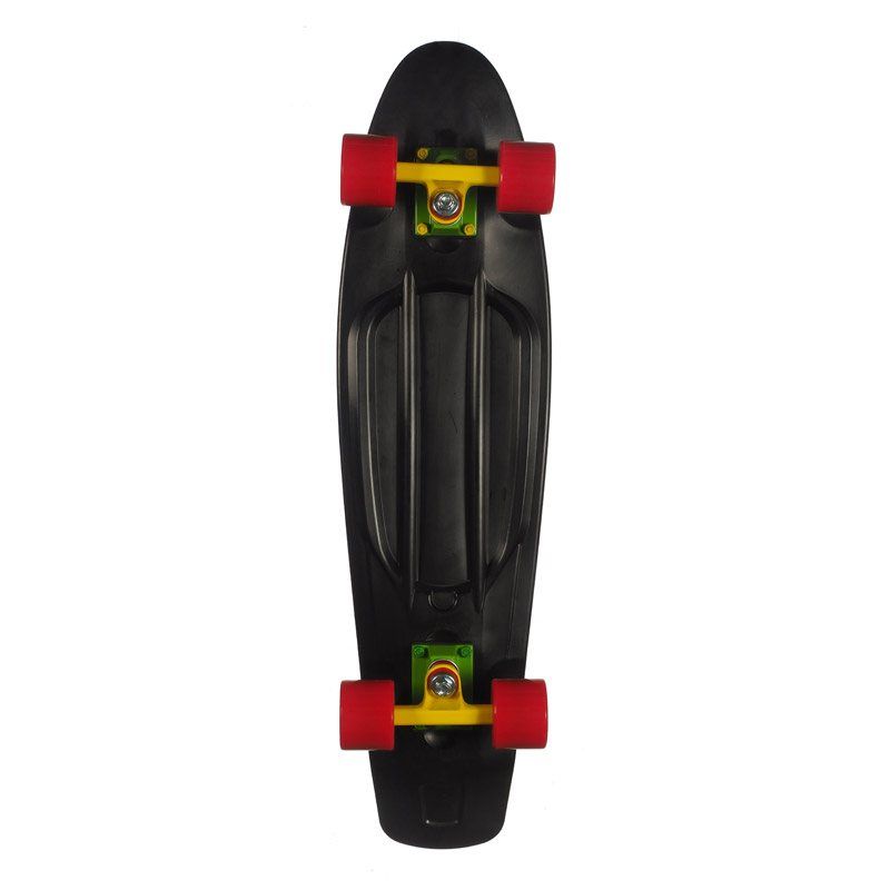 Slide Cruiser Board | 28-Zoll | Schwarz Rot