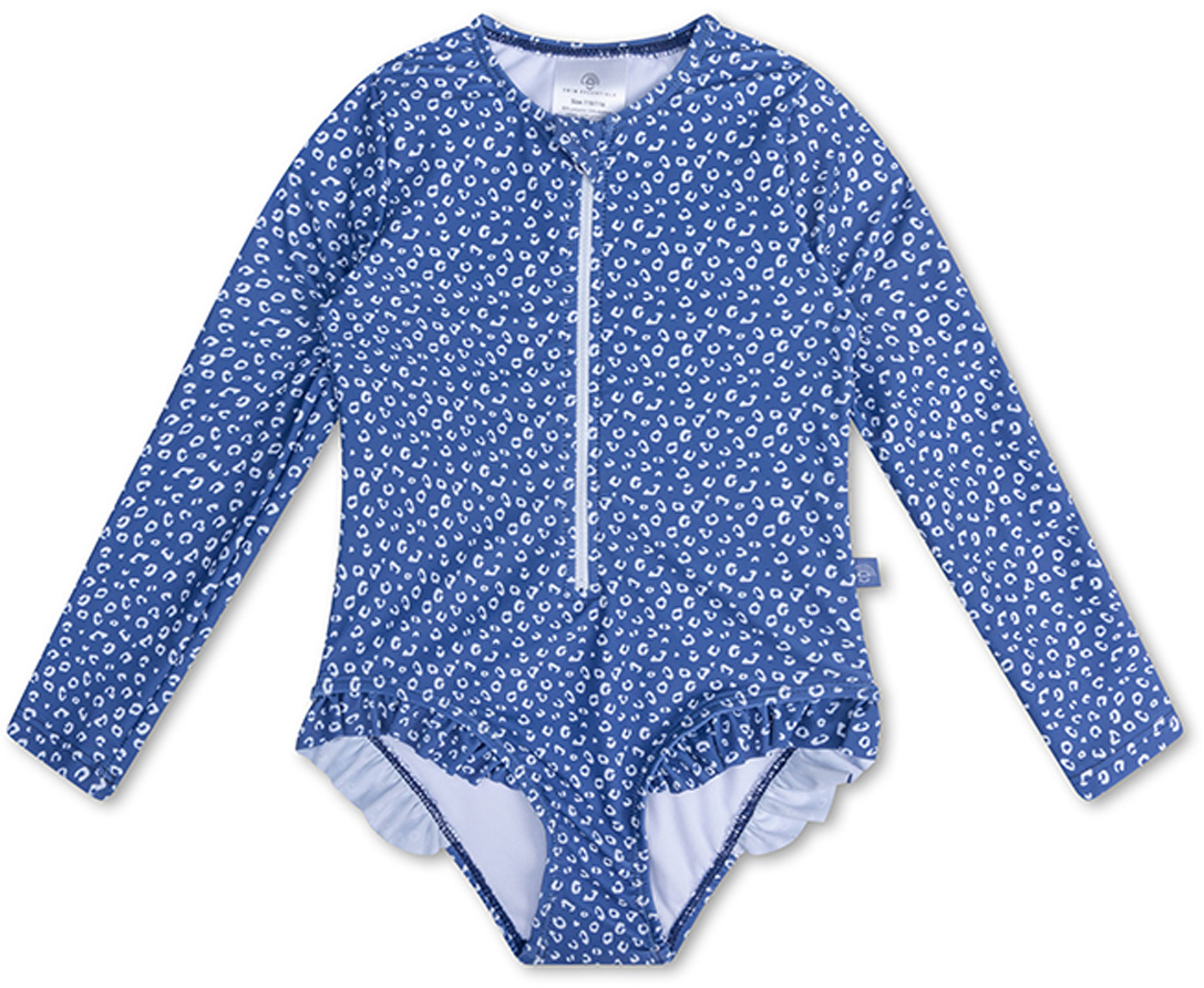 Swim Essentials | Schwimmanzug Mädchen 74/80 | Blue Leopard