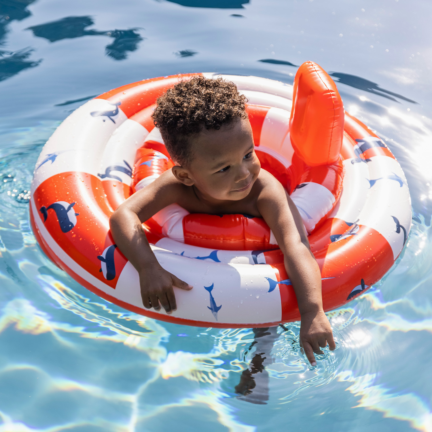 Swim Essentials | Baby-Schwimmsitz 0-1 Jahre | Red White Whale