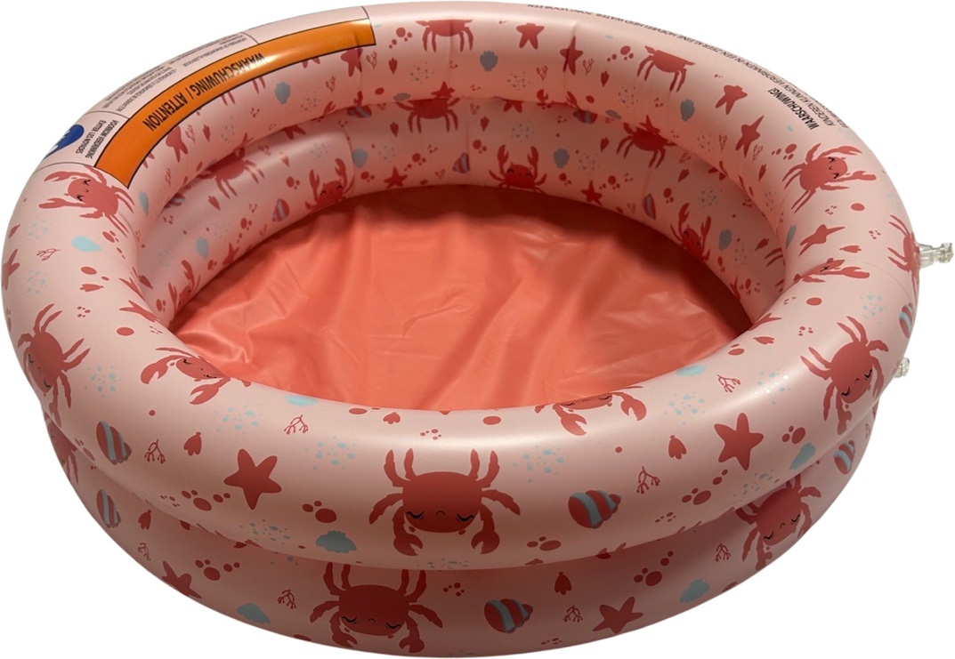 Swim Essentials | Baby Pool 60cm | Red Crab