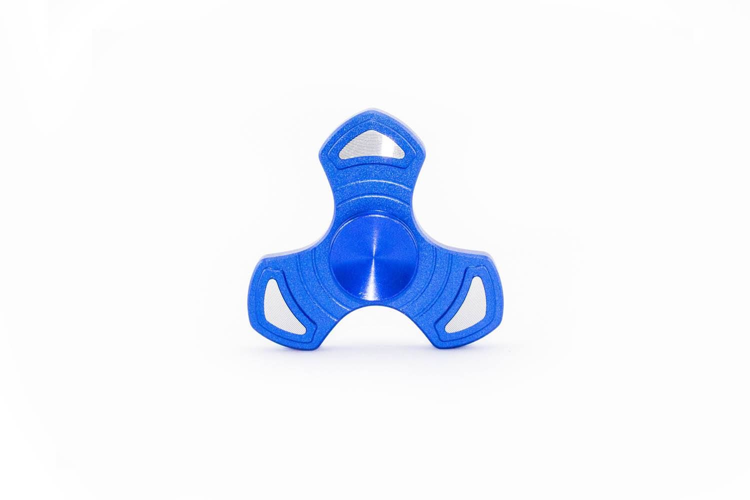 Fidget Spinner | Aluminium | Blau
