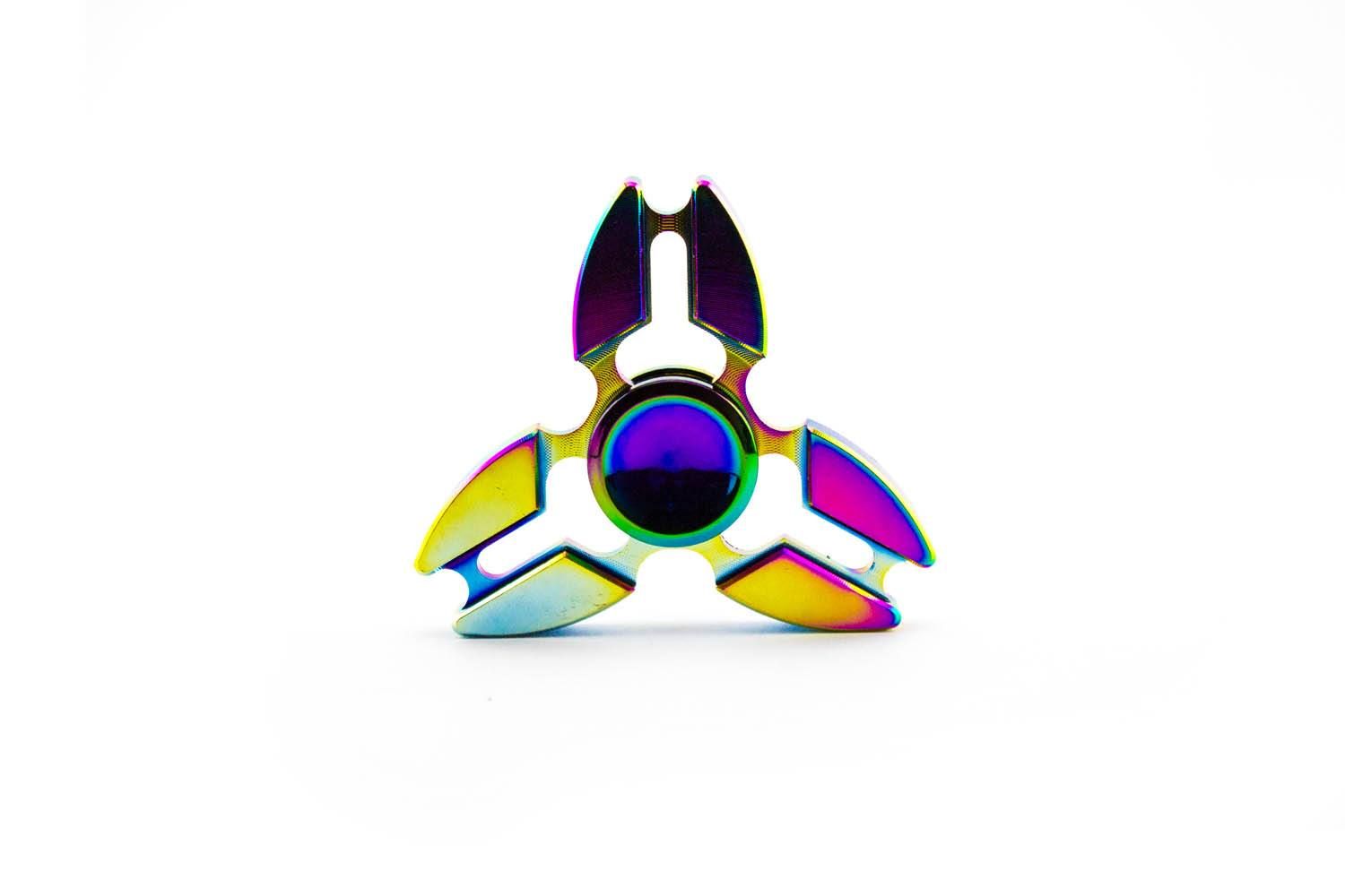 Fidget Spinner | Aluminium | Rainbow