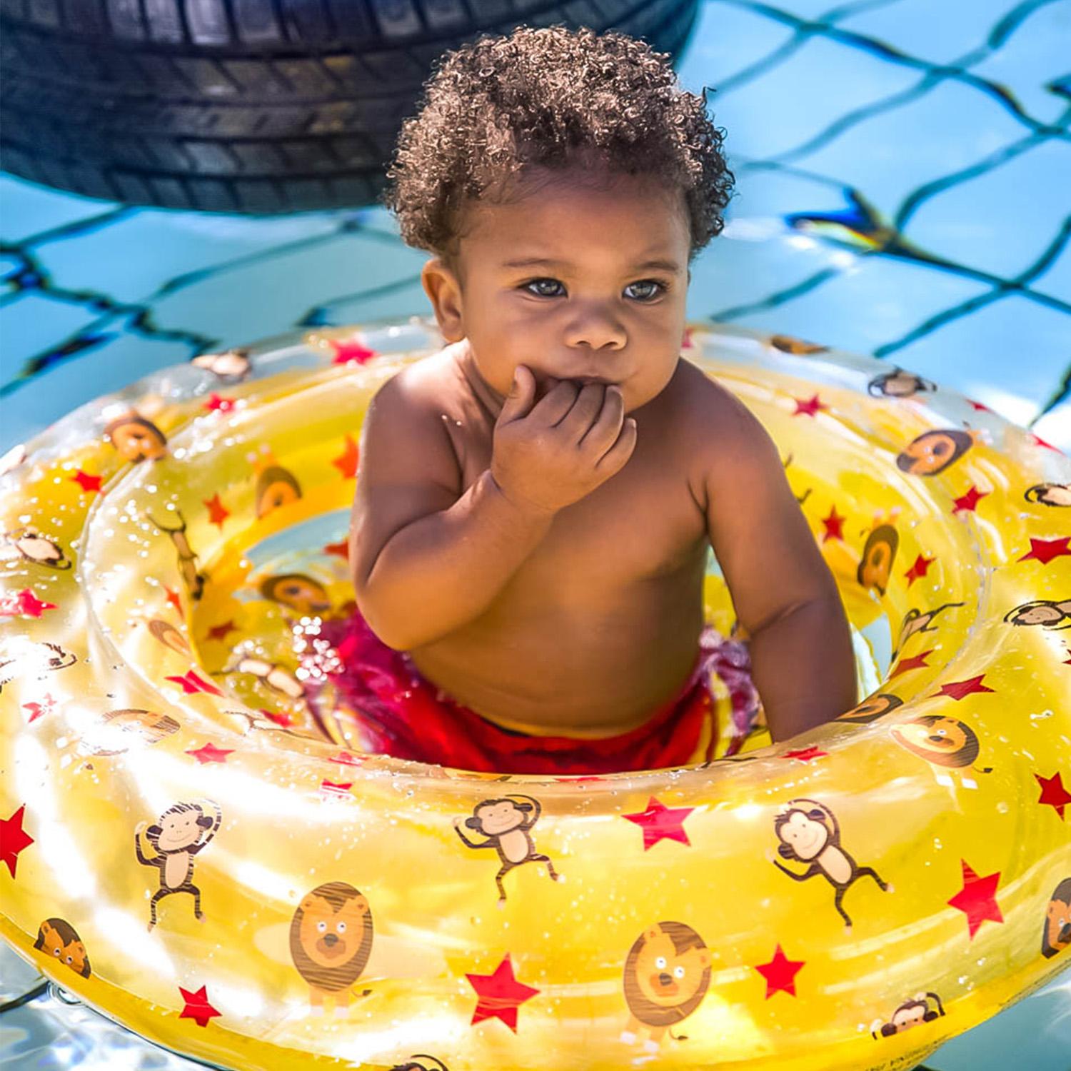 Swim Essentials | Baby-Schwimmsitz 0-1 Jahre | Yellow Circus
