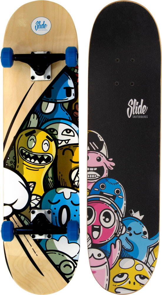 Slide | Skateboard | 31-Zoll | Cartoon